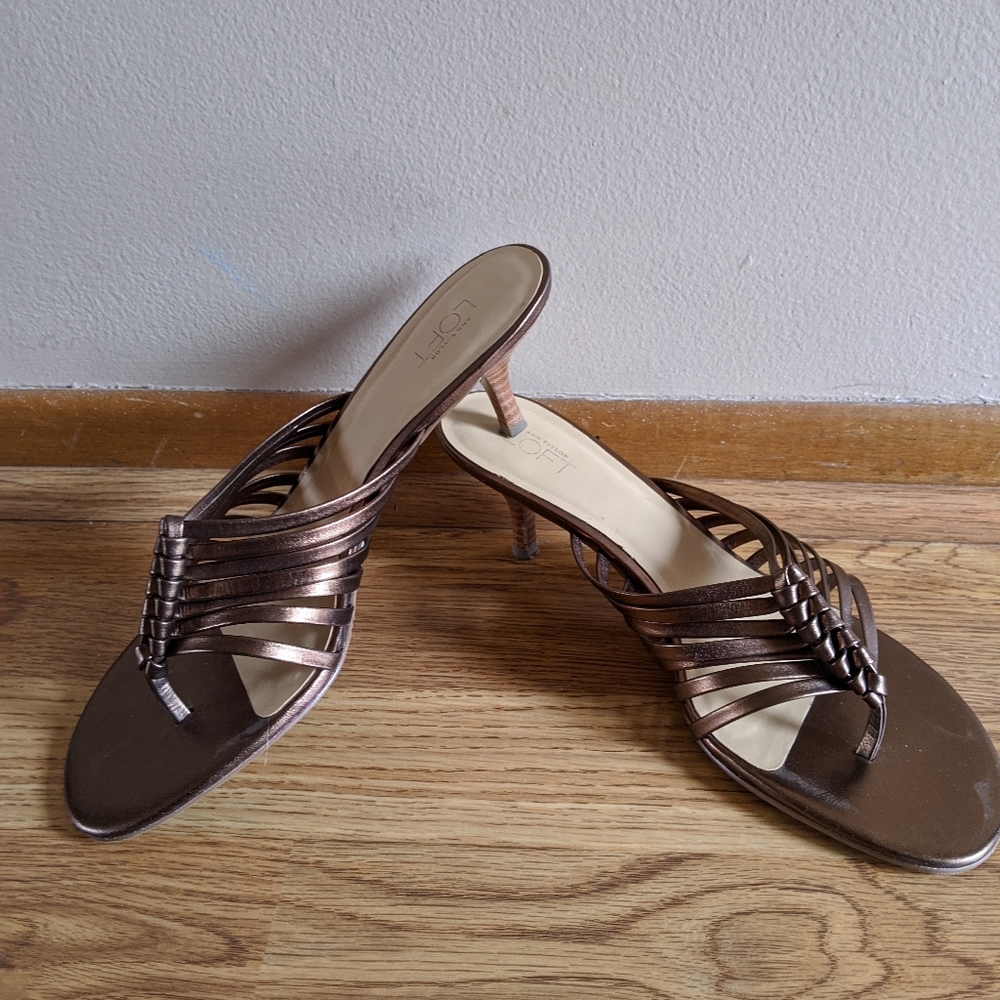 Ann Taylor Strapless Sandals